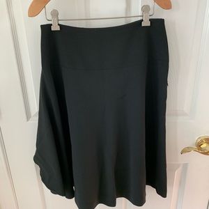 An amazing black skirt with side flare out.